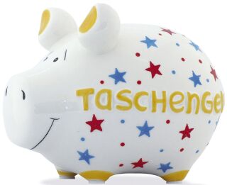 Spardose Schwein "Taschengeld" - klein, 3 St.