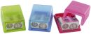 Spitzdose doppelt flach - 2in1 Box, farbig sortiert, 12 St.