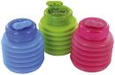 Spitzdose doppelt rund Pop Line - farbig sortiert, 6 St.