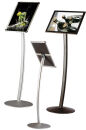 Infoboard Curved, DIN A3 Rondo, silber