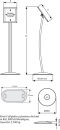 Infoboard Curved, DIN A3 Rondo, silber