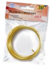 Basteldraht Alu - gold, 2 mm x 5 m, 1 St.