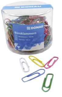 Briefklammer - 28 mm, sortiert, Dose 150 Stück, 1 St.