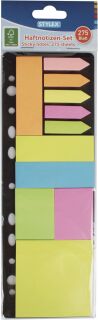 Haftnotizblock Set - 11 Größen à 25 Blatt, sortiert, 3 St.