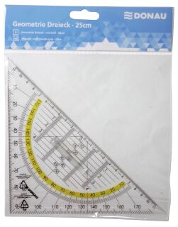 Geometrie-Dreieck mit Griff - 25 cm, 1 St.
