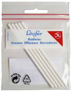 Ersatzradierer für 12424 - weiß, 5 St.
