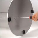 Infoboard Oval , DIN A1 silber
