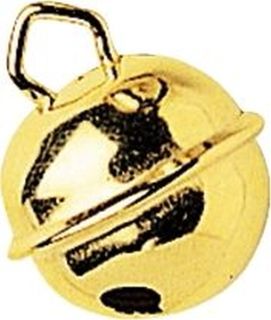 Metallglöckchen - Ø 19 mm, gold, 4 Stück, 5 St.