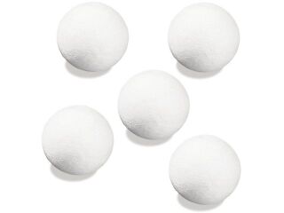 Wattekugel - Ø 50 mm, weiß, 5 Stück, 5 St.