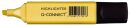 Textmarker - ca. 2 - 5 mm, pastell gelb, 1 St.