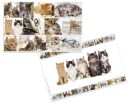 Schreibunterlage Katzen - 55 x 35 cm, 1 St.