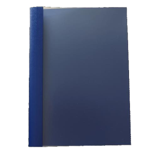Bindemappen, Noblessestruktur, VE= 100 St., glasklar, dunkelblau