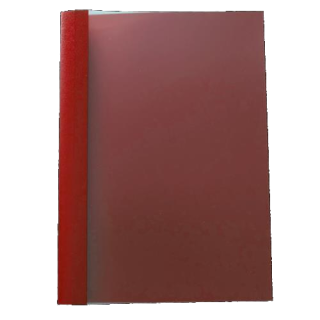 Bindemappen, Noblessestruktur, VE= 100 St., glasklar, weinrot