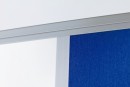 Kombitafel Softline, Textil/Emaillestahl, 60 x 90 cm