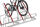 Fahrrad-Anlehnparker 2502 XBF, 2 Einstellplätze, verzinkt