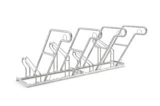 Fahrrad-Anlehnparker 2604 XBF, 4 Einstellplätze, verzinkt