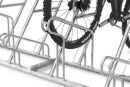 Fahrrad-Anlehnparker 2604 XBF, 4 Einstellplätze, verzinkt