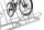 Fahrrad-Anlehnparker 2604 XBF, 4 Einstellplätze, verzinkt