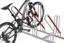 Fahrrad-Anlehnparker 4504 XBF, 4 Einstellplätze, verzinkt
