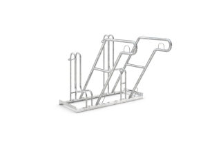 Fahrrad-Anlehnparker 4602 XBF, 2 Einstellplätze, verzinkt
