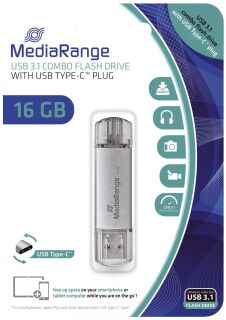 USB Stick 3.1 Kombo-Speicherstick, mit USB Type-C™ Stecker - 16 GM, 1 St.
