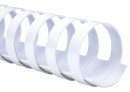 Spiralbinderücken Plastik - A4, 6 mm/25 Blatt, weiß, 100 Stück, 1 St.