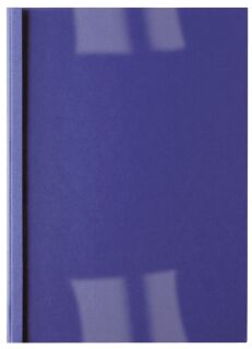 Thermomappe Lederoptik - A4, 1,5 mm/15 Blatt, blau, 100 Stück, 1 St.