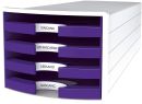 Schubladenbox IMPULS - A4/C4, 4 offene Schubladen,...