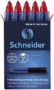 Rollerpatrone One Change - 0,6 mm, rot (dokumentenecht), 5er Schachtel, 1 St.