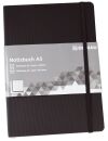 Notizbuch - A5, liniert, 192 Seiten, schwarz, 1 St.