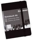 Notizbuch - A6, liniert, 192 Seiten, schwarz, 1 St.