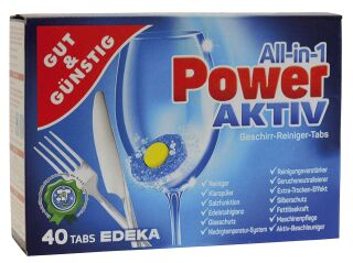 Geschirrspültabs All-in-1 Power - 40 Stück, 1 St.