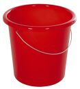 Eimer - Plastik, rund, 10 Liter, rot, 1 St.