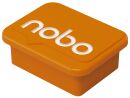 Magnet - eckig, 18 x 22 mm, orange, 4 Stück, 1 St.