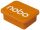 Magnet - eckig, 18 x 22 mm, orange, 4 Stück, 1 St.