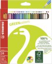 Umweltfreundlicher Buntstift - GREENcolors - 24er Pack - mit 24 verschiedenen Farben , 1 St.