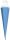Schultüte Bastelset Punkte - hellblau, sechseckig, 85 cm, 1 St.