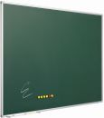 Kreidetafel, grün emaillierter Stahl, 100 x 100 cm