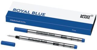 Tintenrollermine - F, royal blue, 2 St.
