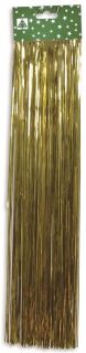 Weihnachtsschmuck Folien-Lametta gold 48cm, 1 St.