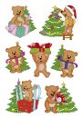 15264 Sticker DECOR Weihnachtsbären, 10 St.