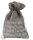 Weihnachtssack mit Text - 30 x 45 cm, grau, 1 St.