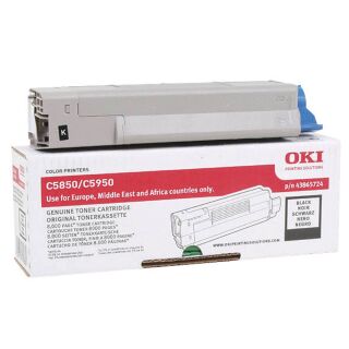 OKI 43865724  schwarz Toner