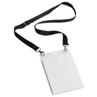 DURABLE EVENT Namensschilder mit Textilband 10,5 x 14,8 cm, 10 St.