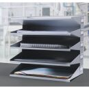 DURABLE Sortierstation grau mit 5 Fächern