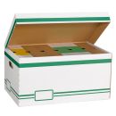 10 Cartonia Archivcontainer weiß 54,8 x 36,4 x 26,8 cm
