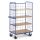 Rollcart Etagenwagen 08-7618 blau 120,0 x 80,0 x 188,0 cm