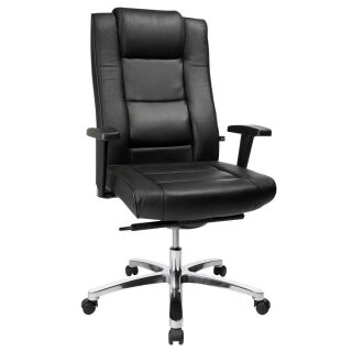 Topstar Chefsessel Sitness Director 10, SK739T A80 Leder schwarz, Gestell alu