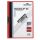DURABLE Klemmhefter DURACLIP rot, 25 St.