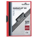 DURABLE Klemmhefter DURACLIP rot, 25 St.